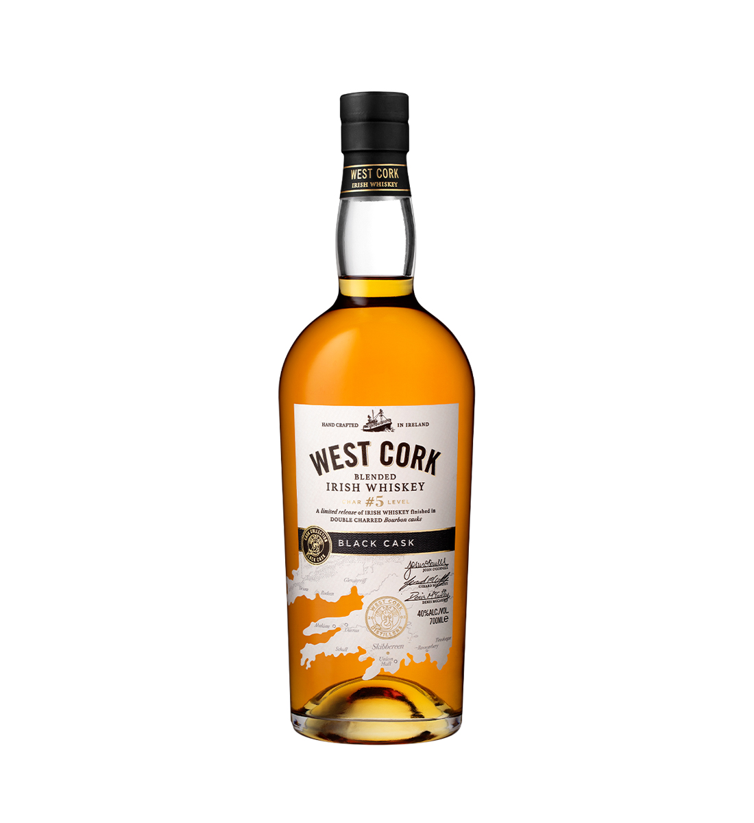 West Cork Black Cask Finished Blended Irish Whiskey 0.7L